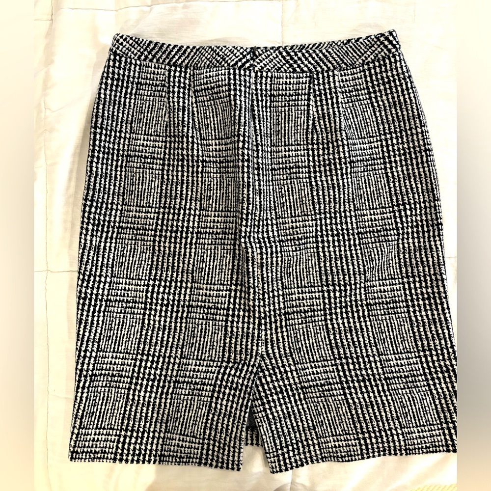 Talbots size 10 houndstooth pencil skirt
